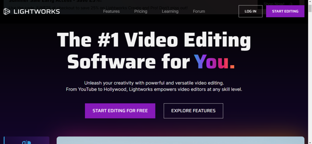 best free Video Editing Software